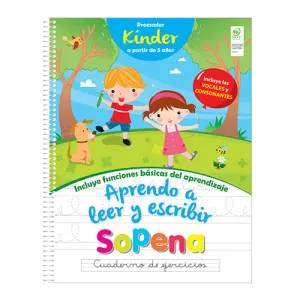 CUADERNO DE PREESCRITURA KINDER SOPENA