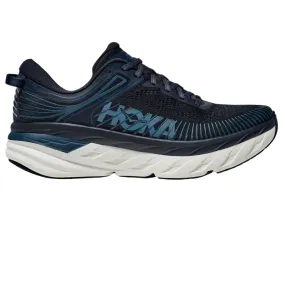 Hoka Men's Bondi 7 Outerspace / White Wide