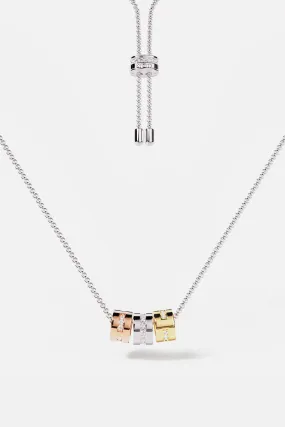 Morse Code Adjustable Necklace