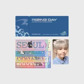 (PRE-ORDER) RIIZE -[2024 RIIZE FAN CON RIIZING DAY FINALE] OFFICIAL MD BOARDING PASS SET (RANDOM)