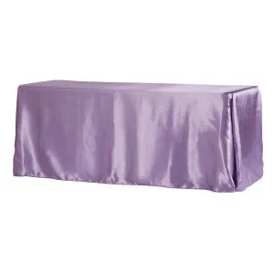 Satin Rectangular 90"x132" Tablecloth - Victorian Lilac/Wisteria